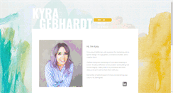 Desktop Screenshot of kyragebhardt.info